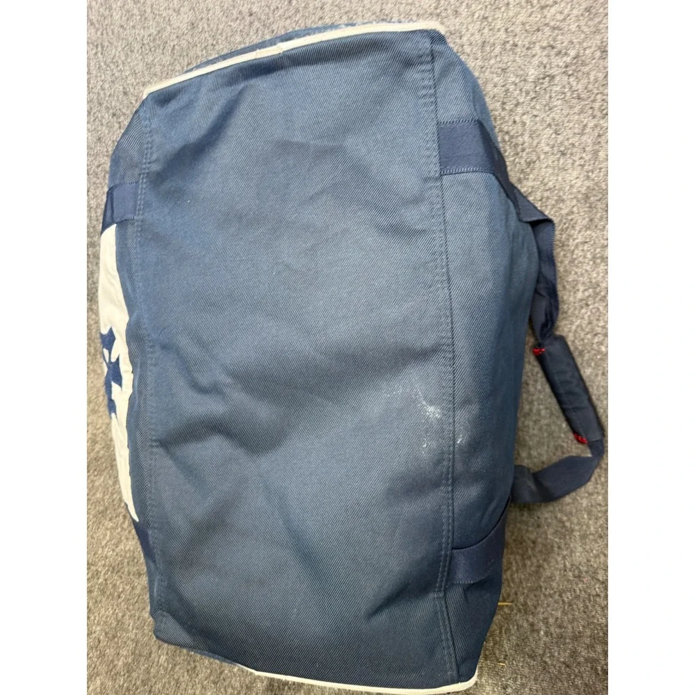 MLB New York Yankees Duffle Bag Navy Blue White Gym Travel Weekender Sport Bag